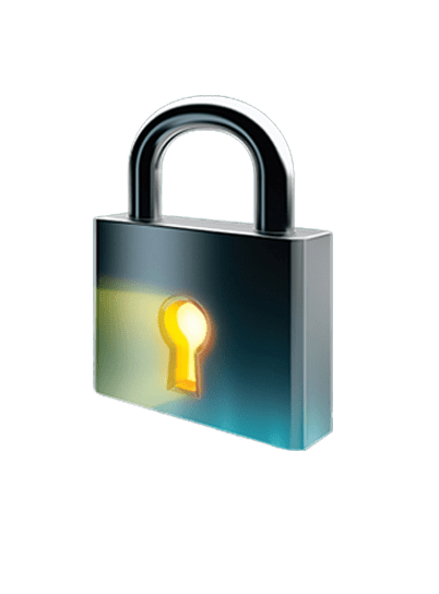 closed cyber security padlock